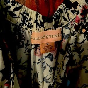 Long floral print maxi dress